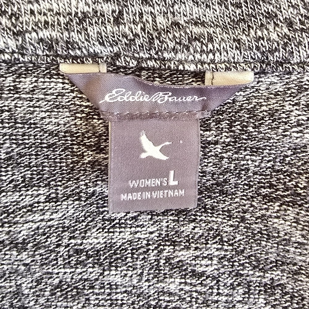 Eddie Bauer▪️7 Ways Cardigan in Heathered Grey - Picture 7 of 8
